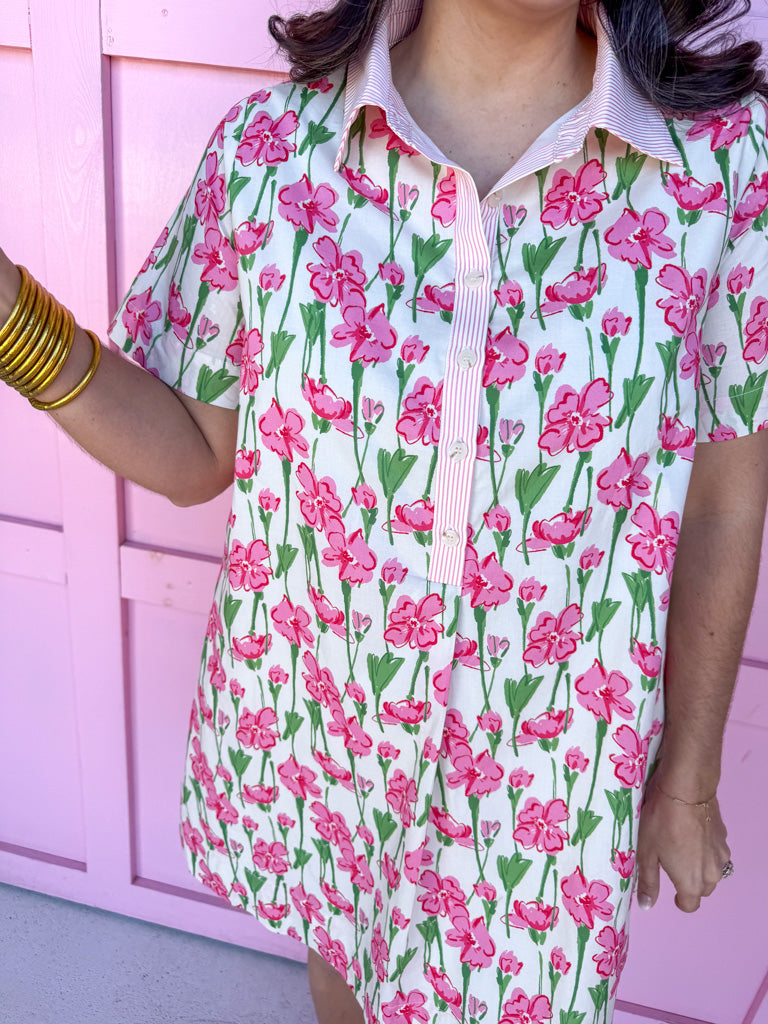 Petals & Daydreams Dress - Pink