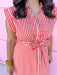 Jincy's Women's Boutique Spring Styles Red & White Stripe Maxi Midi Dress