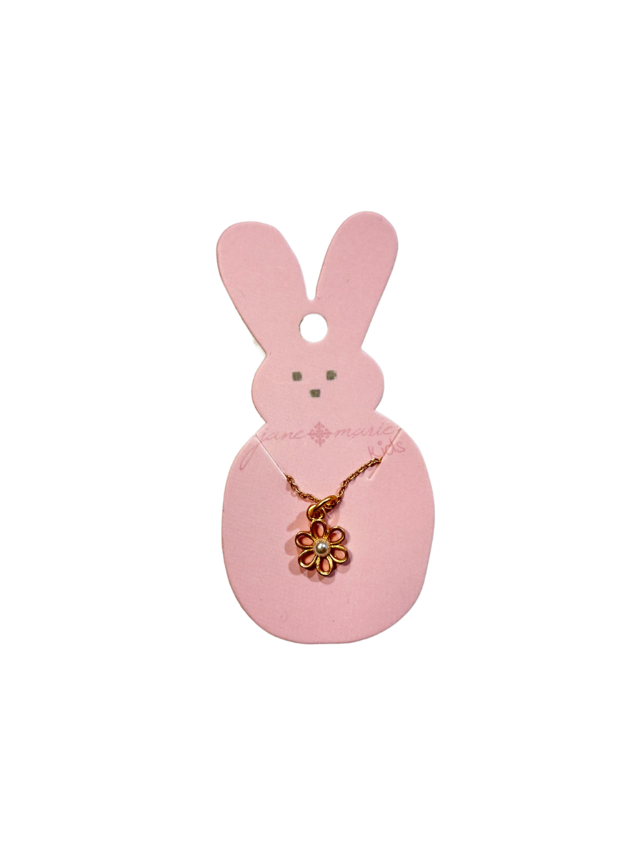 YOUTH Flower With Pearl Necklace