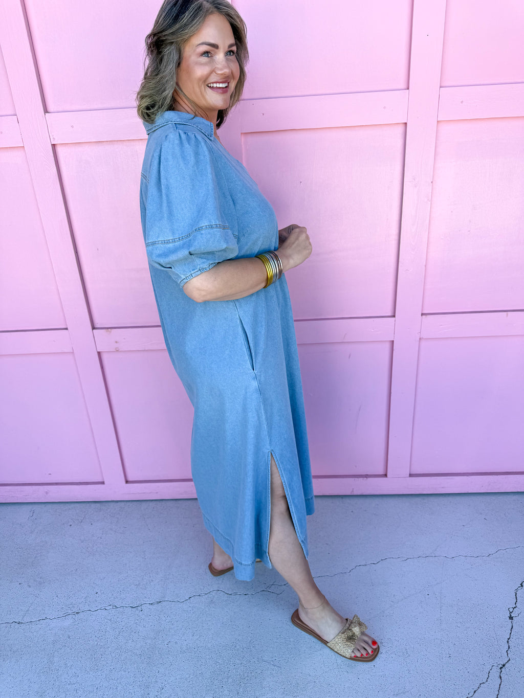 Summer Chambray Dress