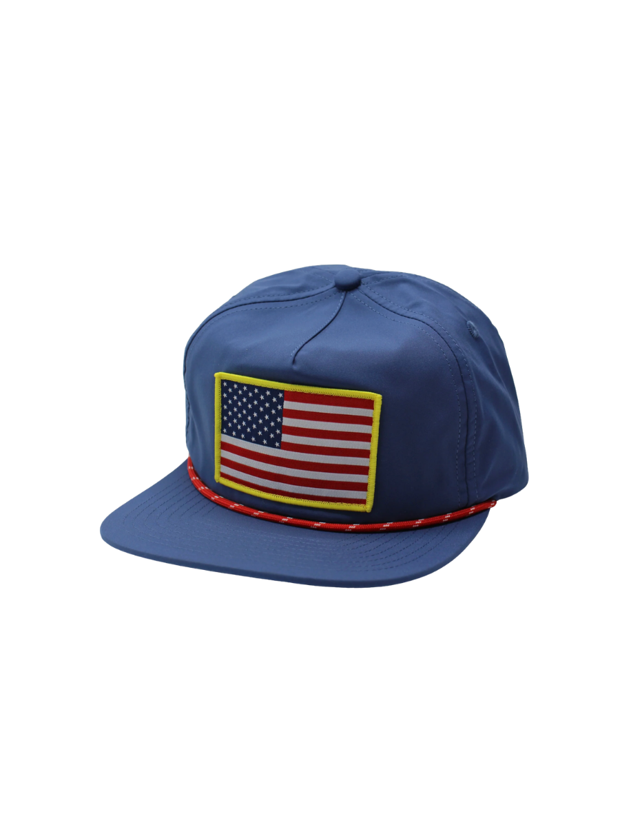 Local Boy | Patriotic Patch LP Rope Hat - Sailor Blue