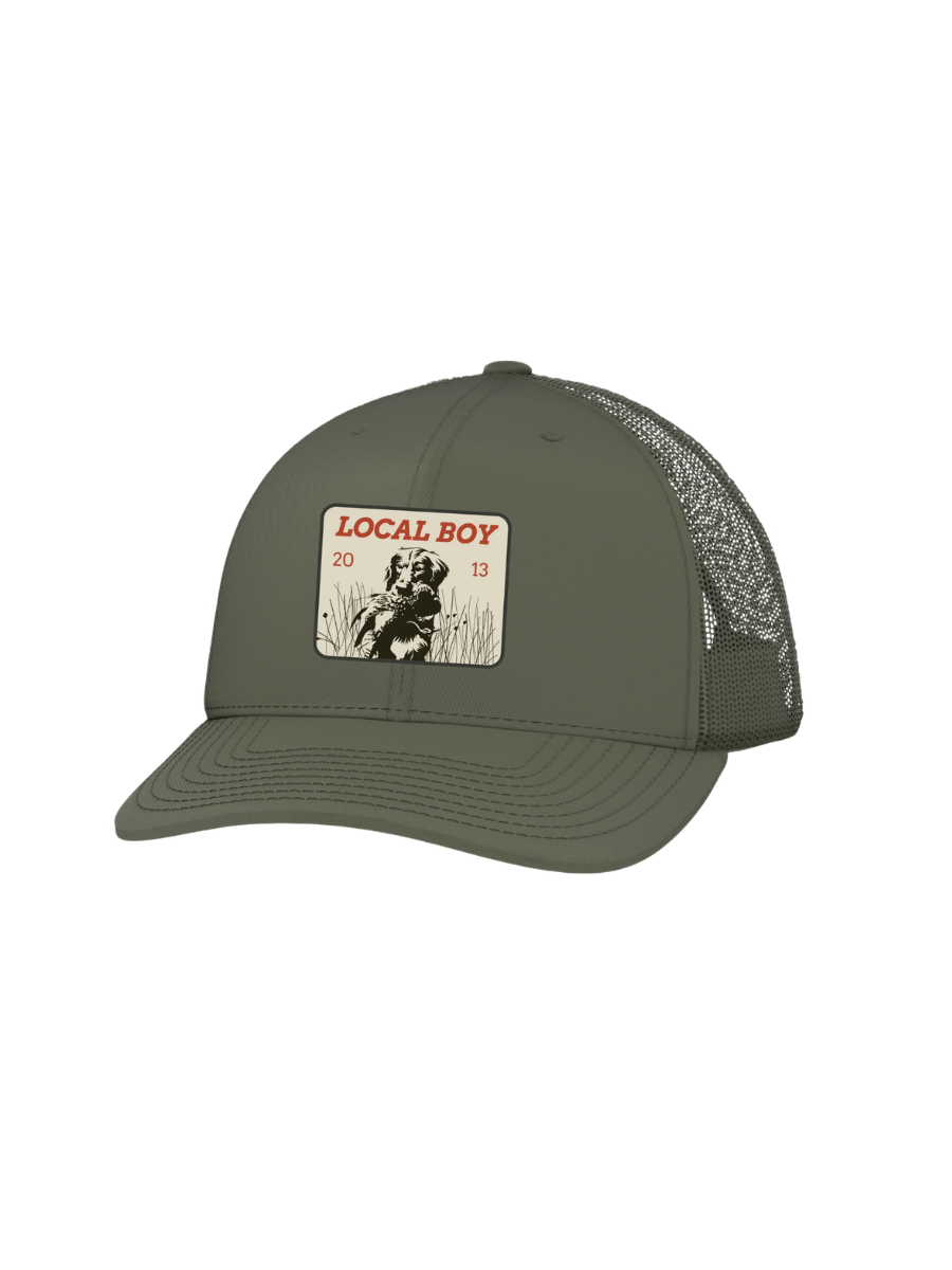 Local Boy | Golden Hour Trucker Hat - Loden