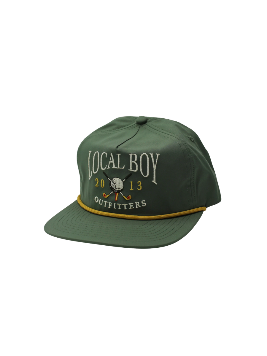Local Boy | Golf Society LP Rope Hat - Olive