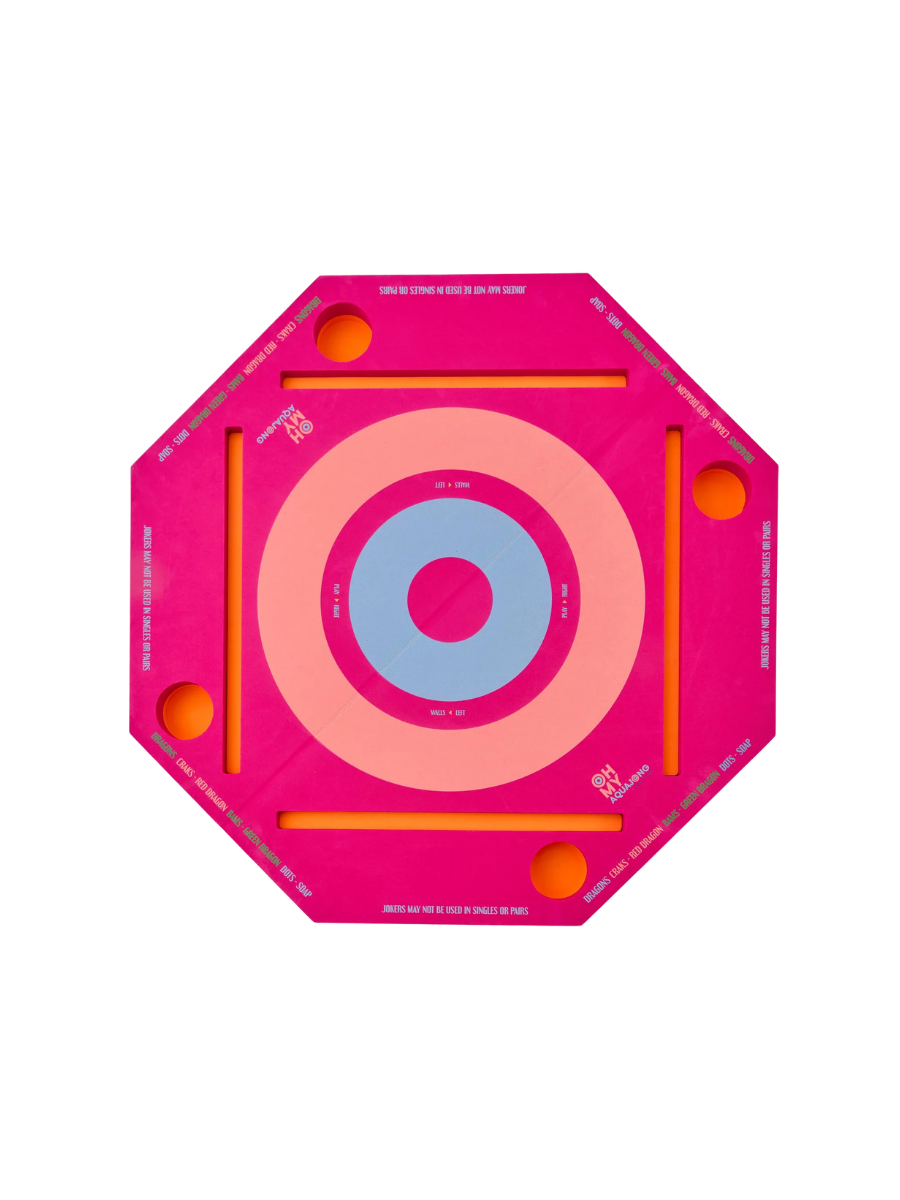 OH MY MAHJONG | Pink Aqua Jong Pool Mat
