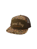 Local Boy | Simple Script 7 Panel Hat - Old School Camo