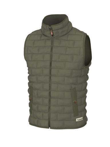 Local Boy | YOUTH Brick Quilted Vest - Moss boys tripp