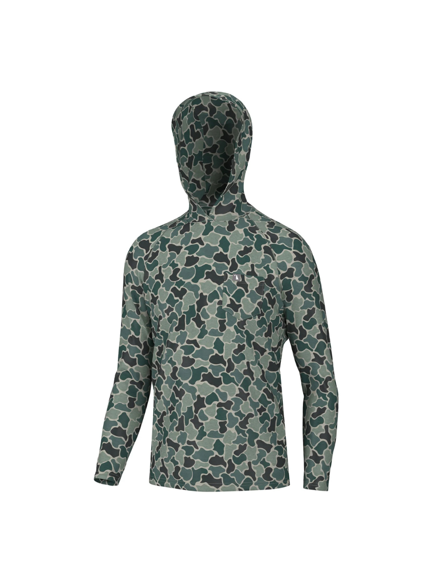 Local Boy | Heather Blend Hoodie - Ravine Camo