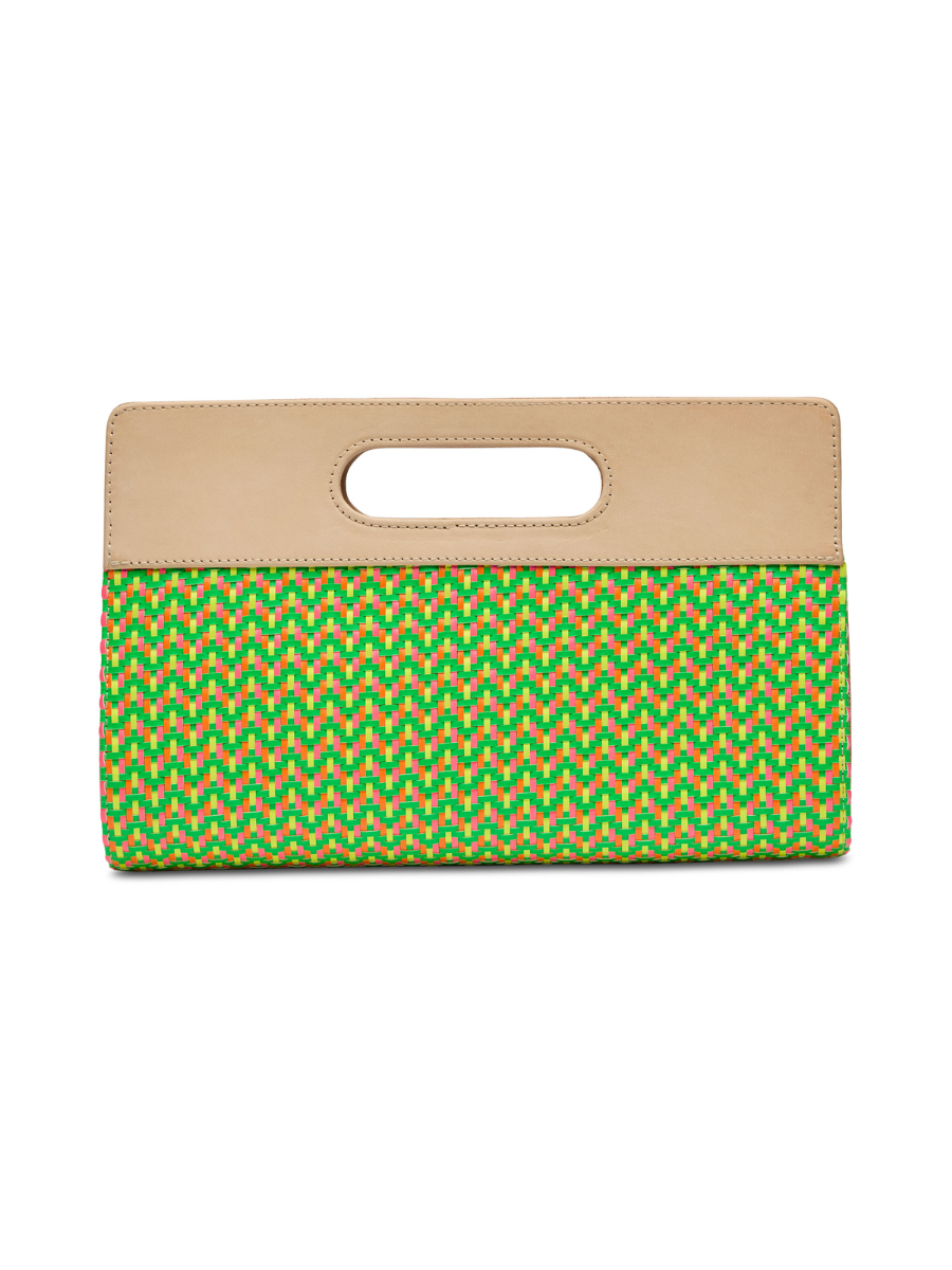 Consuela Super Clutch Sunny Bright Colors Leather Jincy's Gift