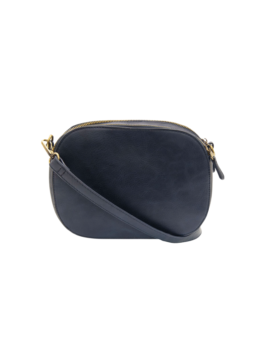 Nora Large Double Zip Camera Bag - Navy