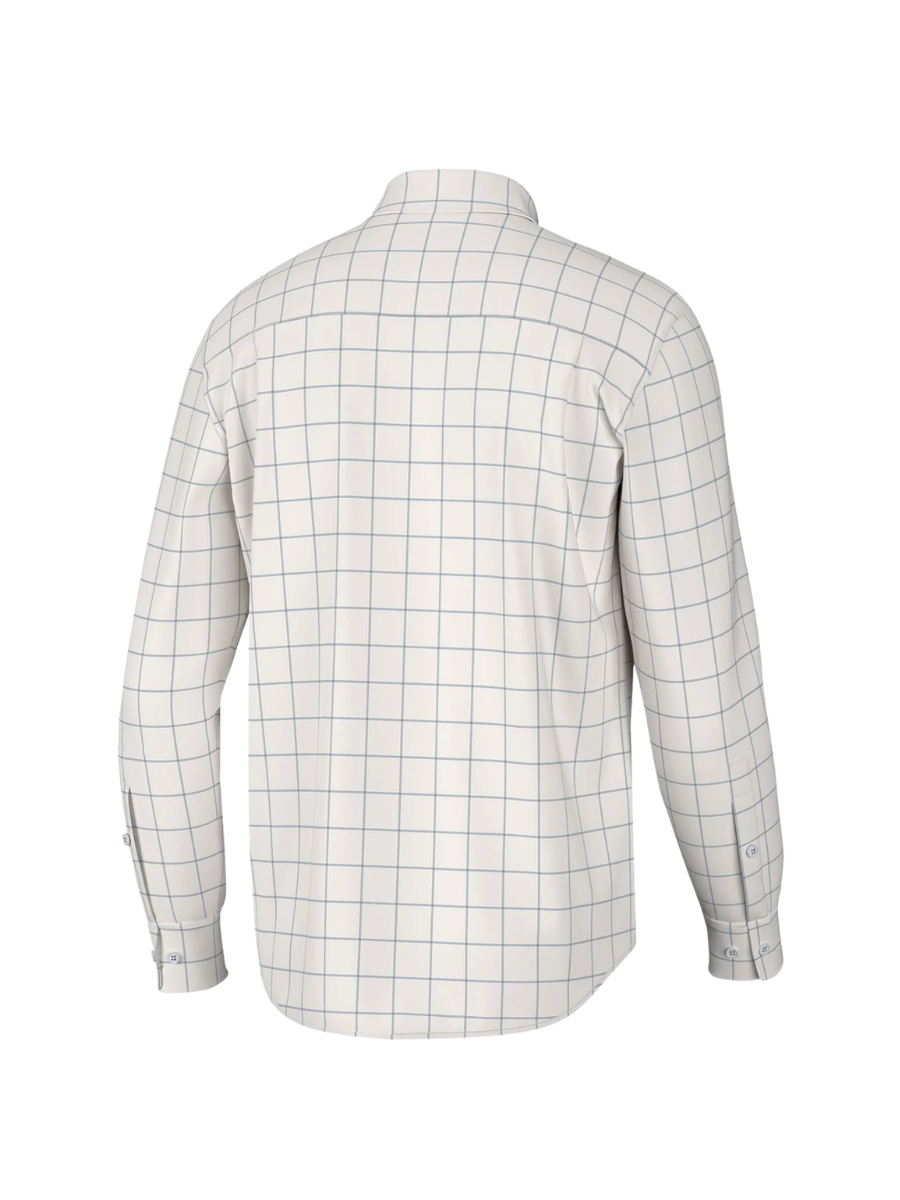 Southern Point Co | Hadley Button Down - Blue Windowpane