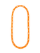 Alice Link Necklace Bright Orange resin cable long necklace womens boutique jincy's