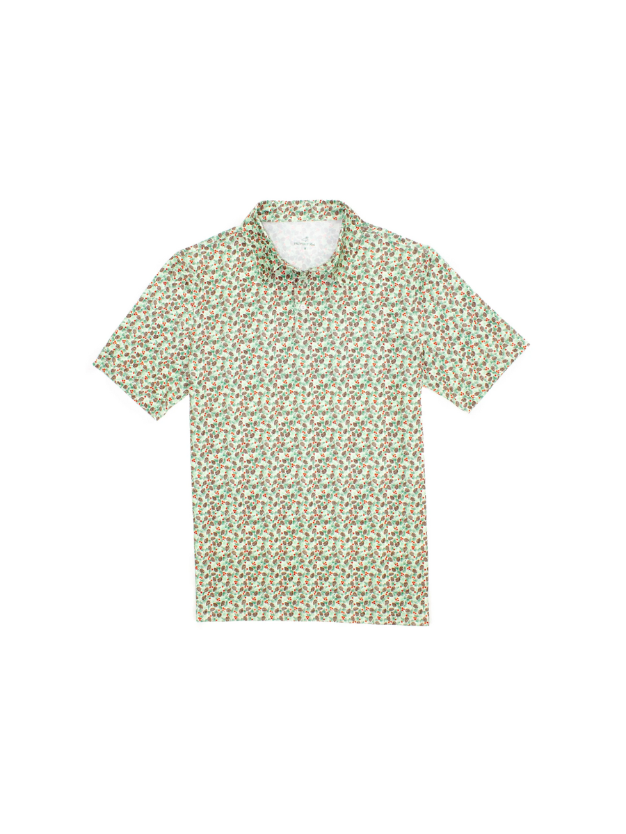 Properly Tied | Inlet Polo - Winter Pine