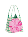 Robbie Tote ivory floral shiraleah green floral plaid womens boutique jincy's