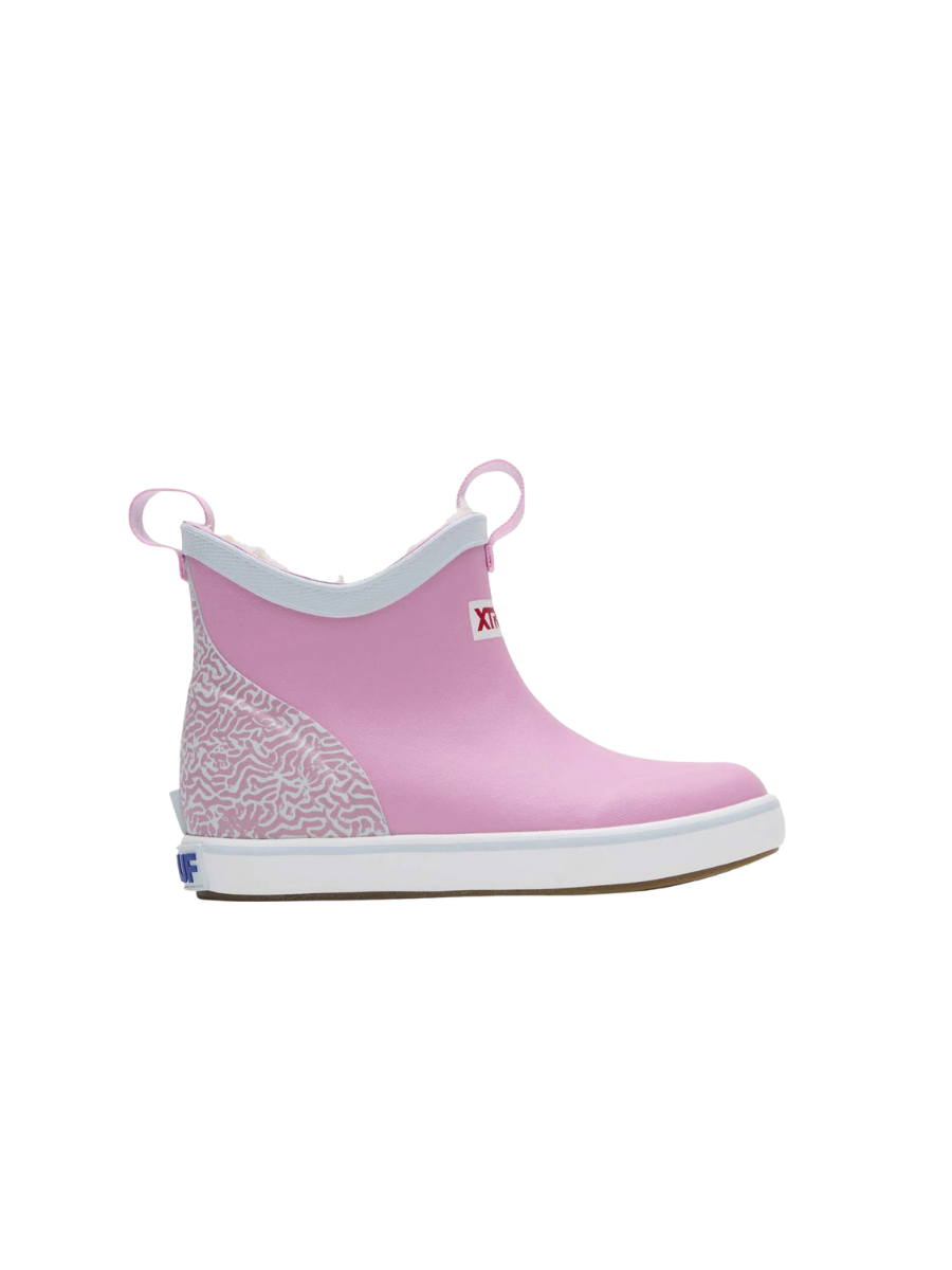 XTRATUF | Orchid - YOUTH Fleece Lined Ankle Deck Boot