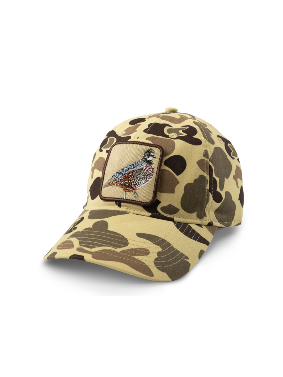 Heybo | Embroidered Quail Patch Hat - Traditions Camo