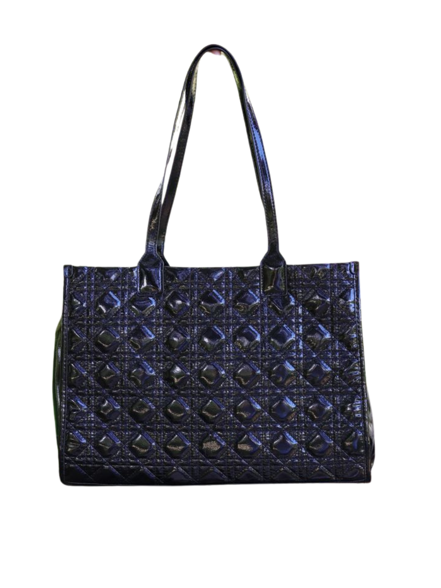 Caroline Hill | Shane Tote - Black Patent LQ