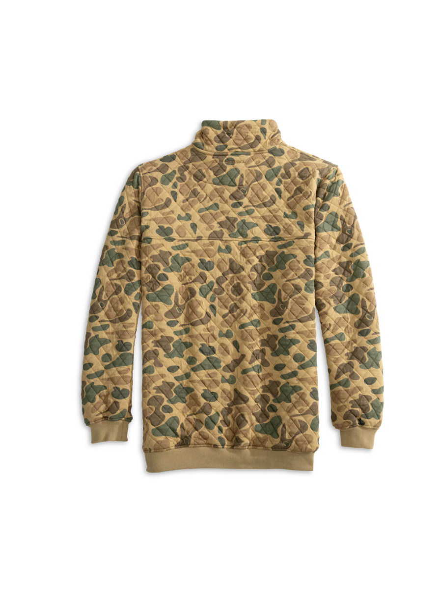 Heybo | Hermitage Traditions 1/4 Snap Pullover - Camo Brown