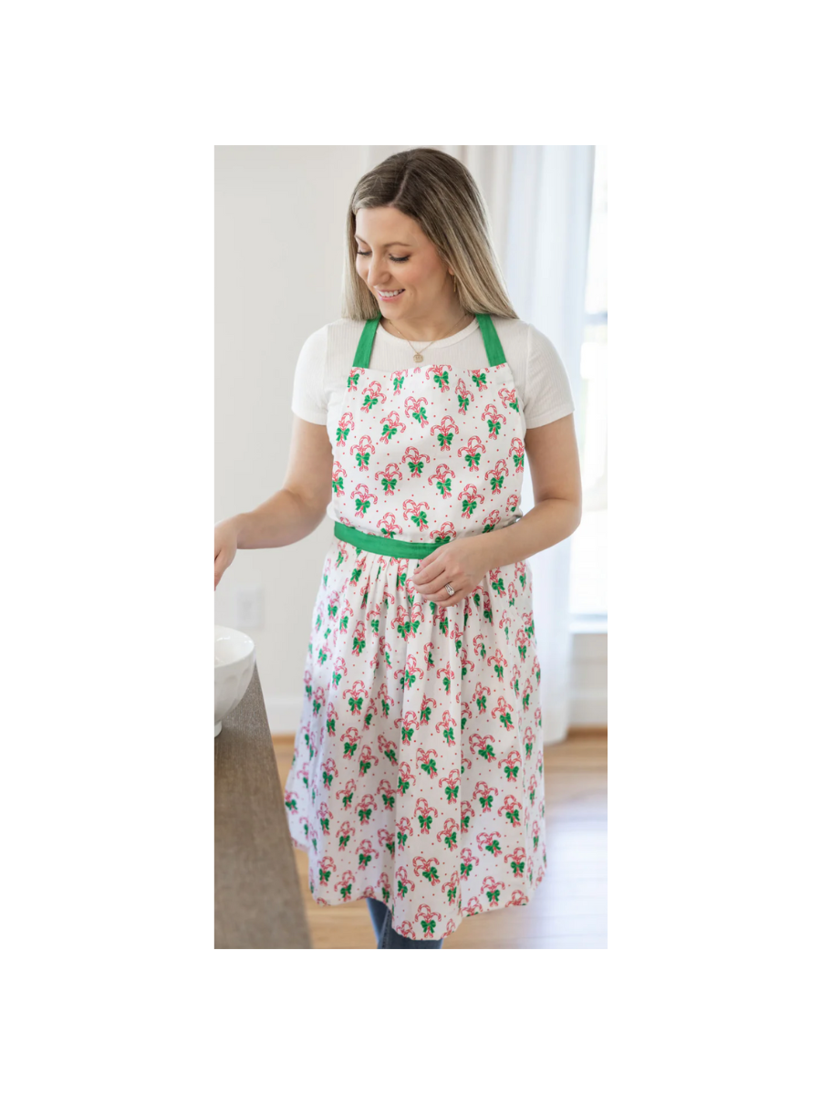 Mary Square | Candy Cane Apron