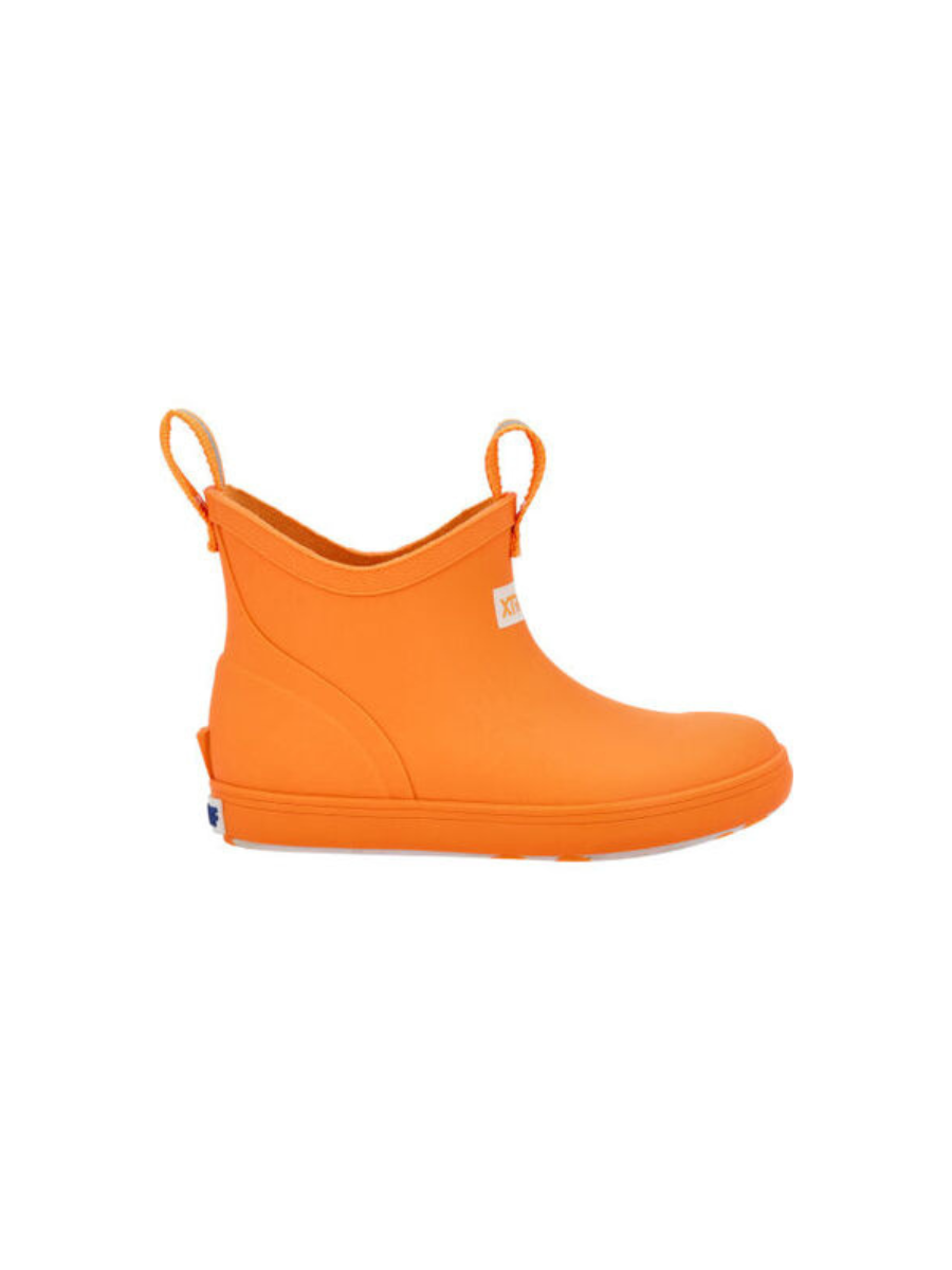 XTRATUF | Neon Orange - YOUTH Ankle Deck Boot