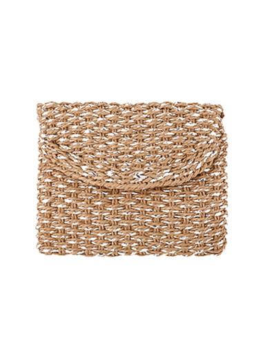 vacation vibes raffia purse silver removable strap womens boutique jincy's