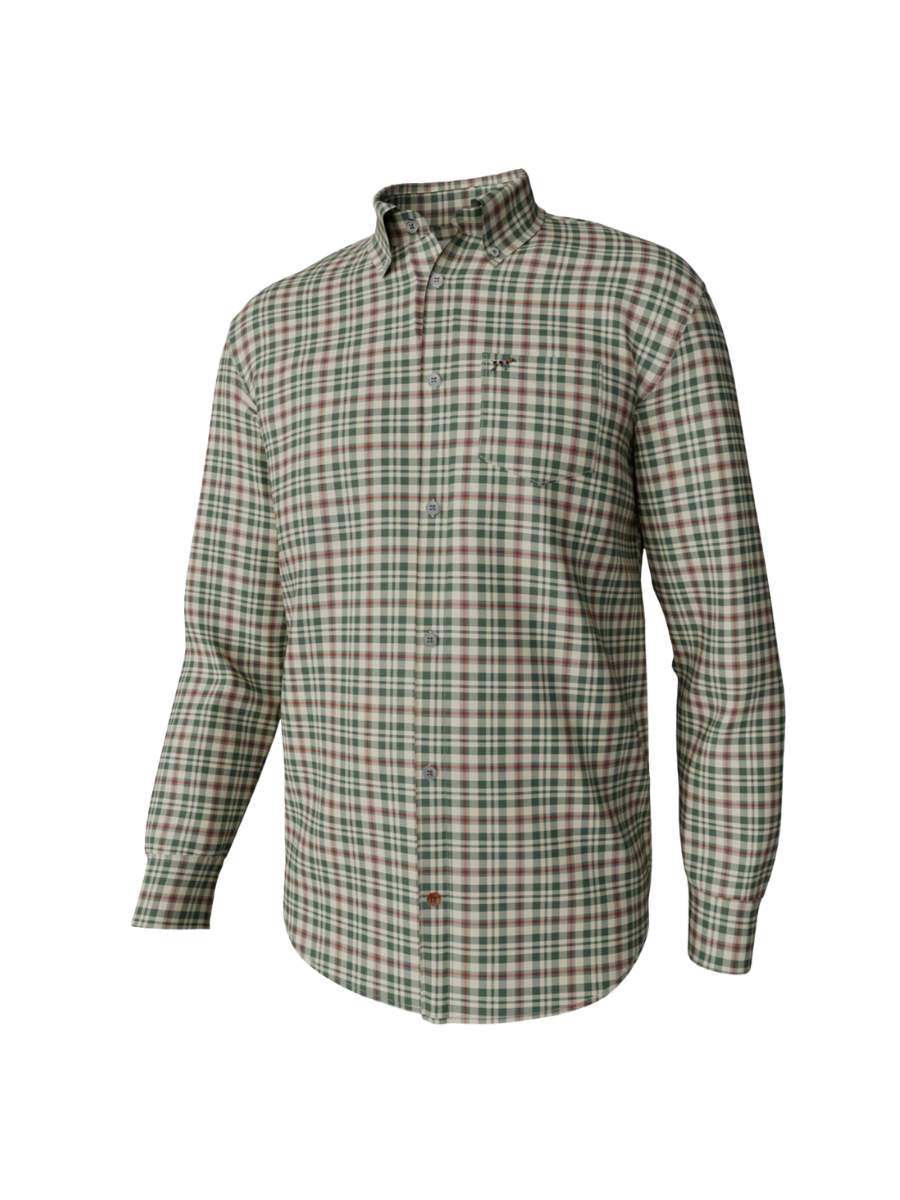 Southern Point Co. Hadley Dalton Plaid Duck Green mens button down tripp
