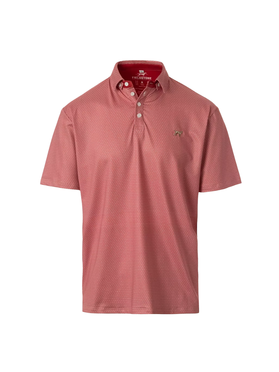 Fieldstone | Diamond Polo - Red