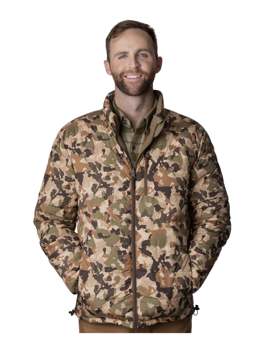 Duck Camp | DryDown Reversible Jacket  - Pin Oak/Wetland