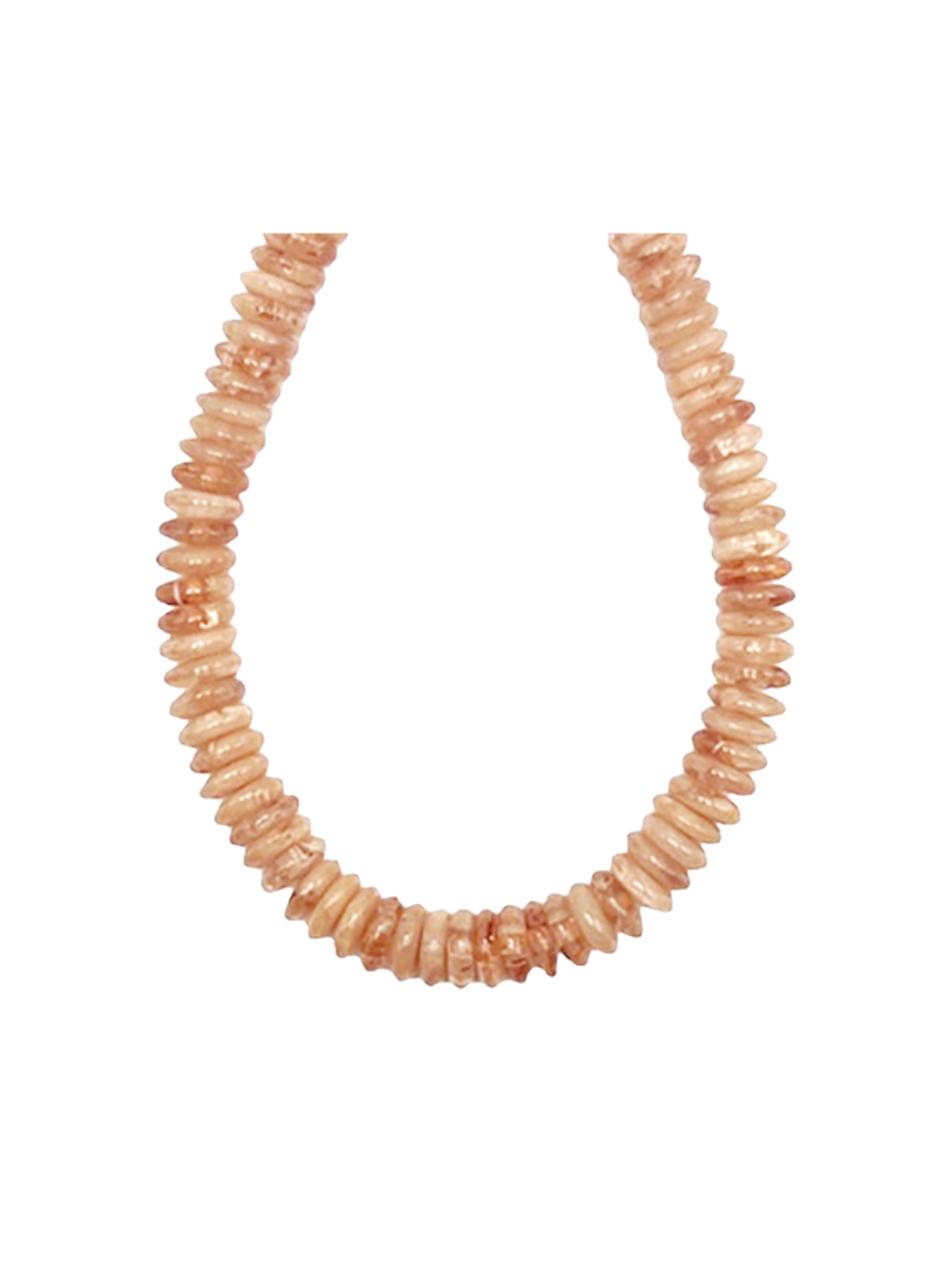 Beaded Bliss Necklace - Light Brown