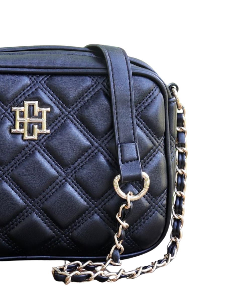 Caroline Hill | Bryce Crossbody - Black Quilted DQ