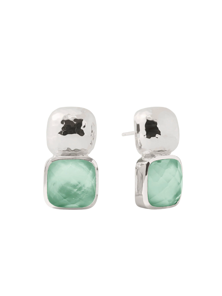 JULIE VOS | Catalina Earring - Iridescent Aquamarine Blue
