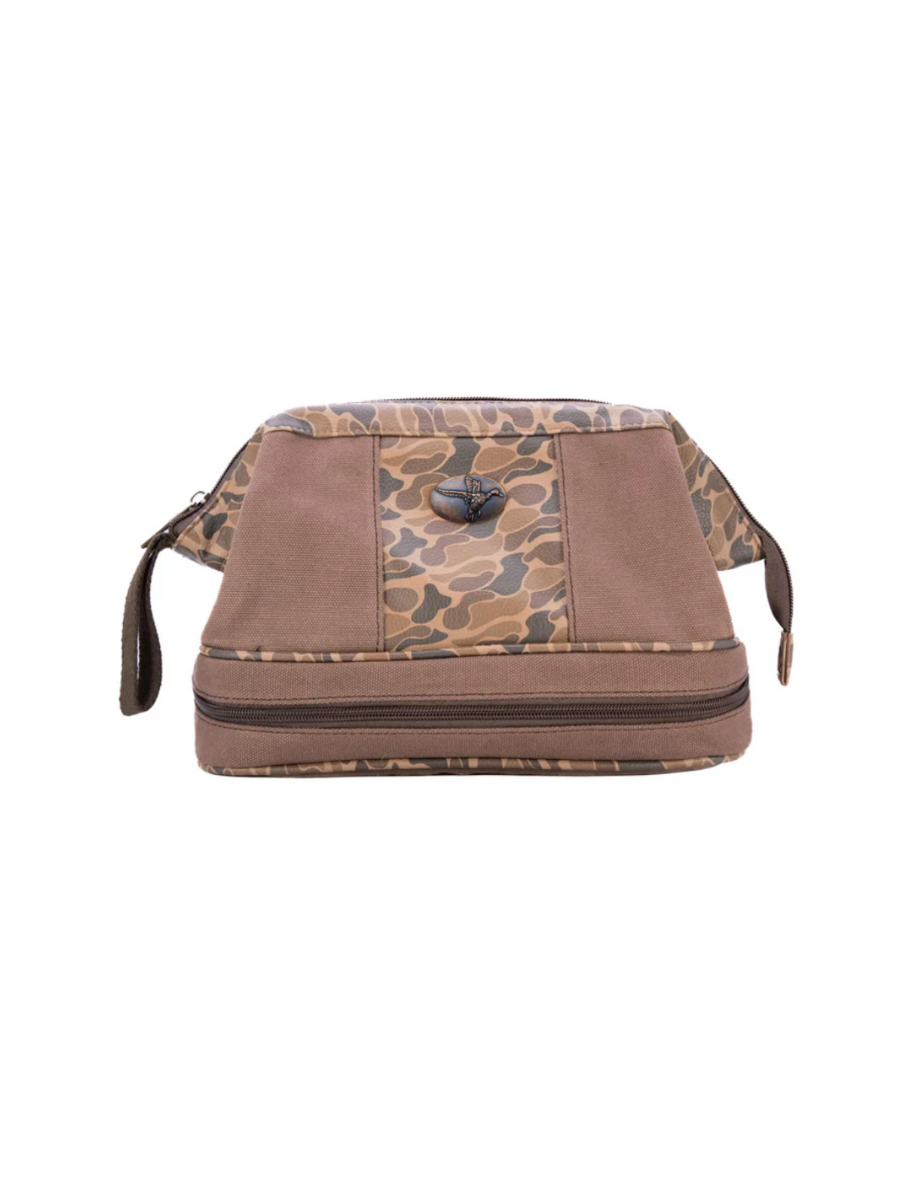 Zep-Pro | Canvas Toiletry Bag - Old School Camo