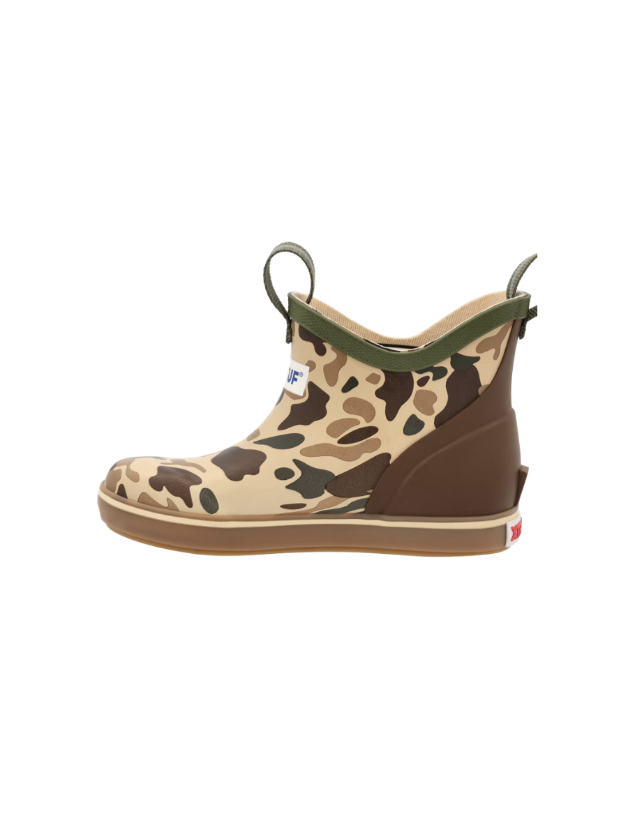 XTRATUF Duck Camo YOUTH Ankle Deck Boot Rain Boot Outdoor Shoe Boy's Jincy's Tripp
