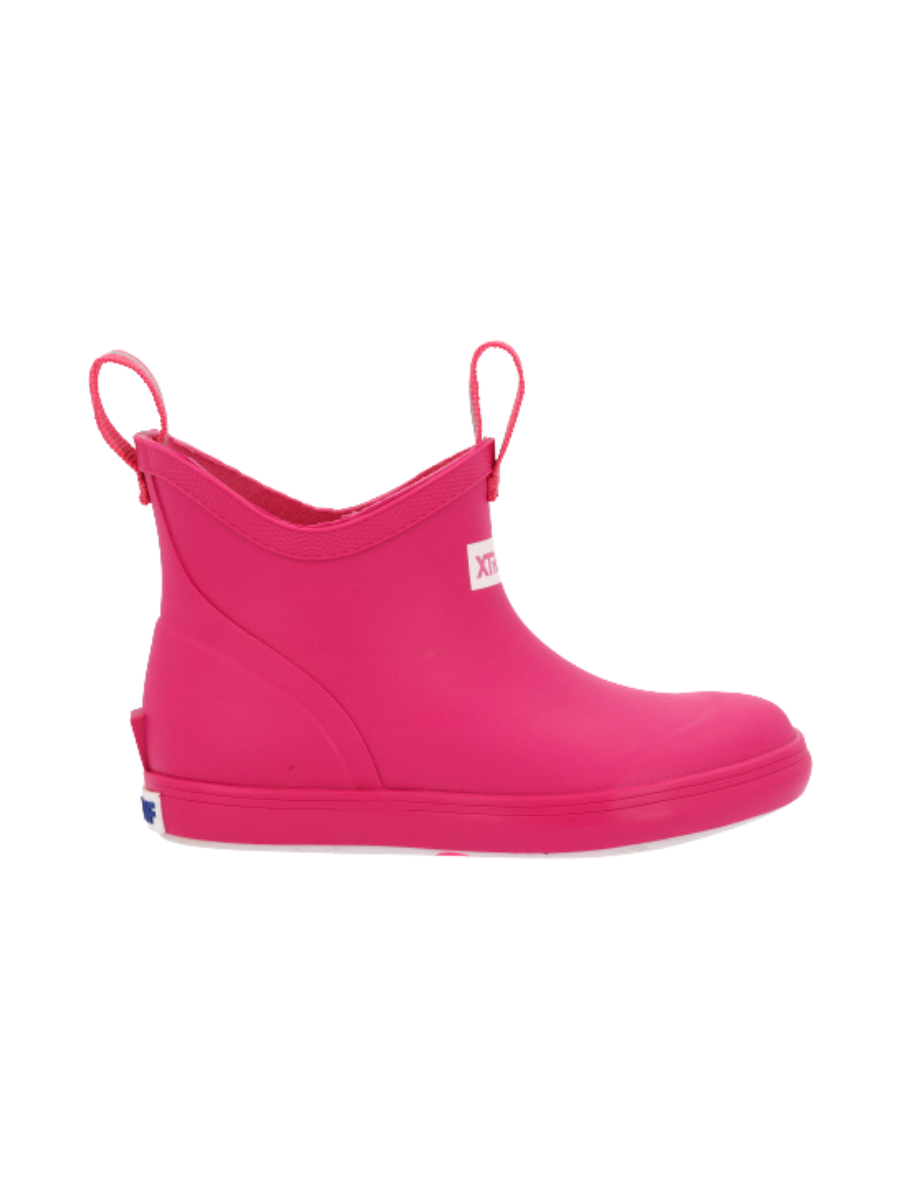 XTRATUF | Neon Pink - YOUTH Ankle Deck Boot