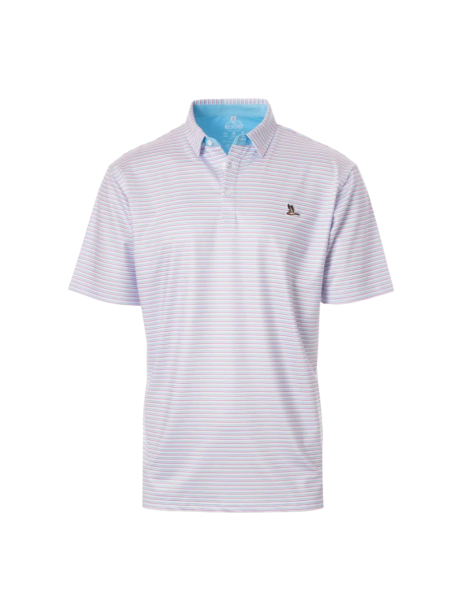 Roost | YOUTH Cayuga Polo - Pink/Blue