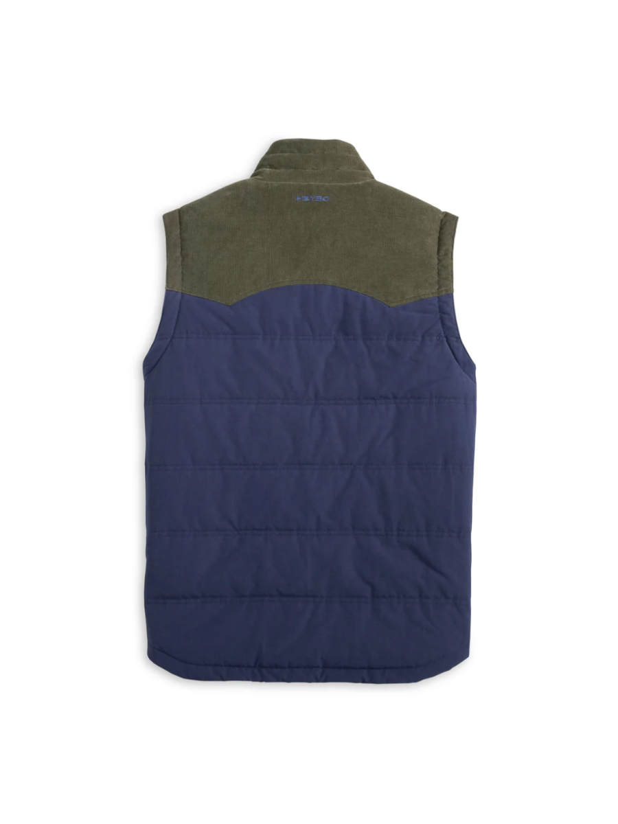 Heybo | Corduroy Rancher Vest - Navy