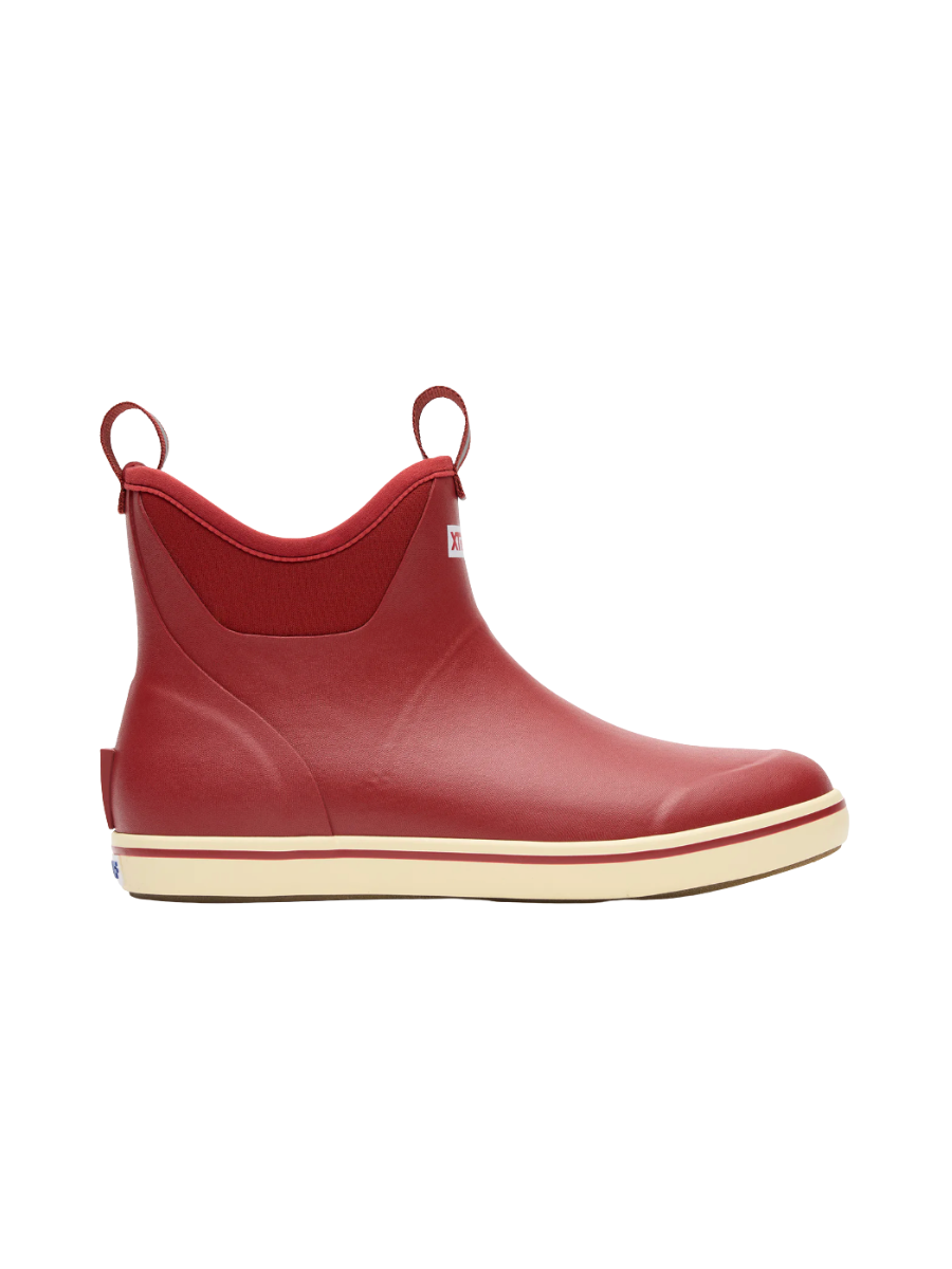 XTRATUF Rust Red Men's Ankle Deck Boot Pull on Boots Tripp
