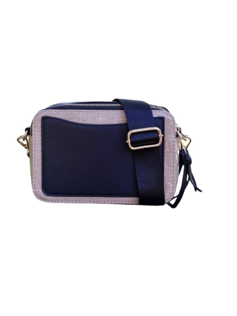 Caroline Hill | Oakley Crossbody - Taupe Patent