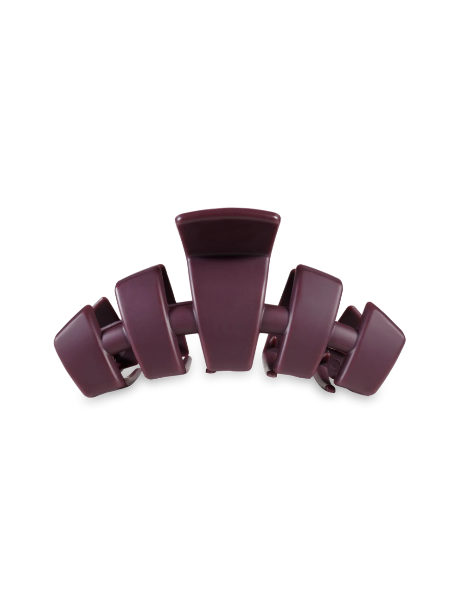 TELETIES | Hair Clip - Burgundy Bliss - Large