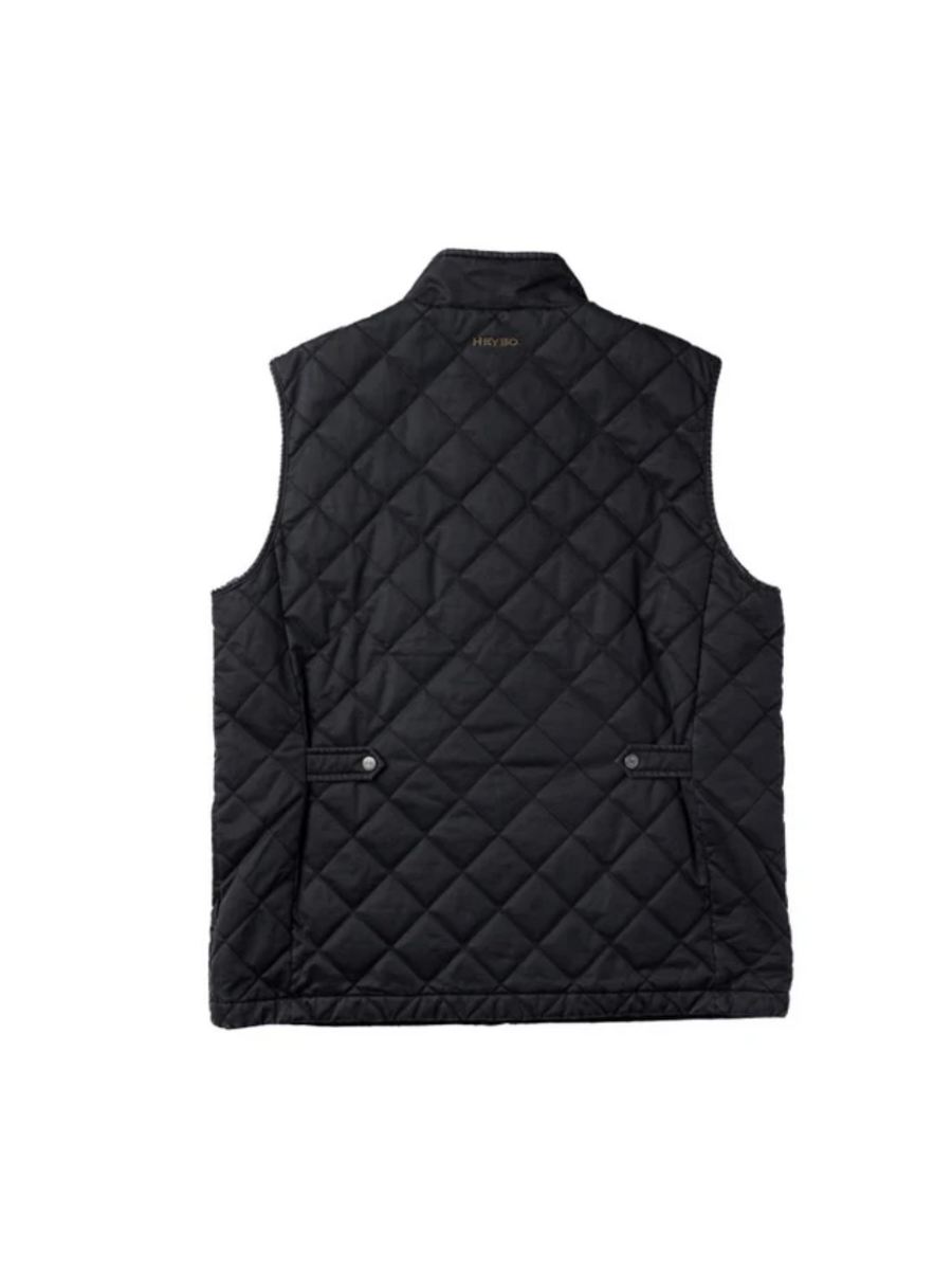 Heybo | Warner Quilted Vest - Black