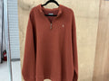 Southern Casanova | Herringbone Stitch Quarter Zip - Buttered Rum