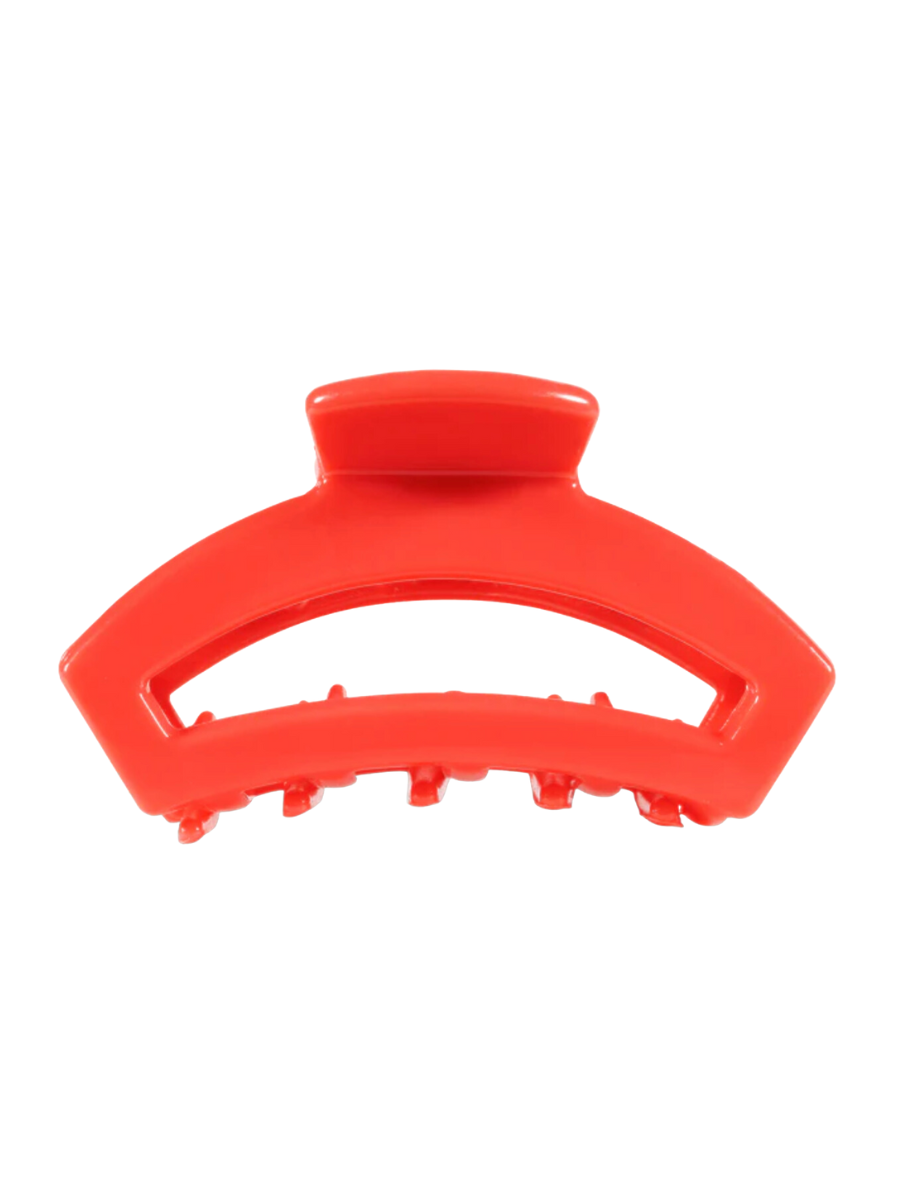 TELETIES | Open Hair Clip - Coral - Tiny