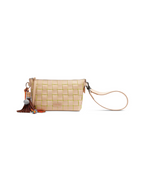 Consuela Your Way Bag Jody Purse  Weave Pattern Womens Beige Leather Jincy's Gift