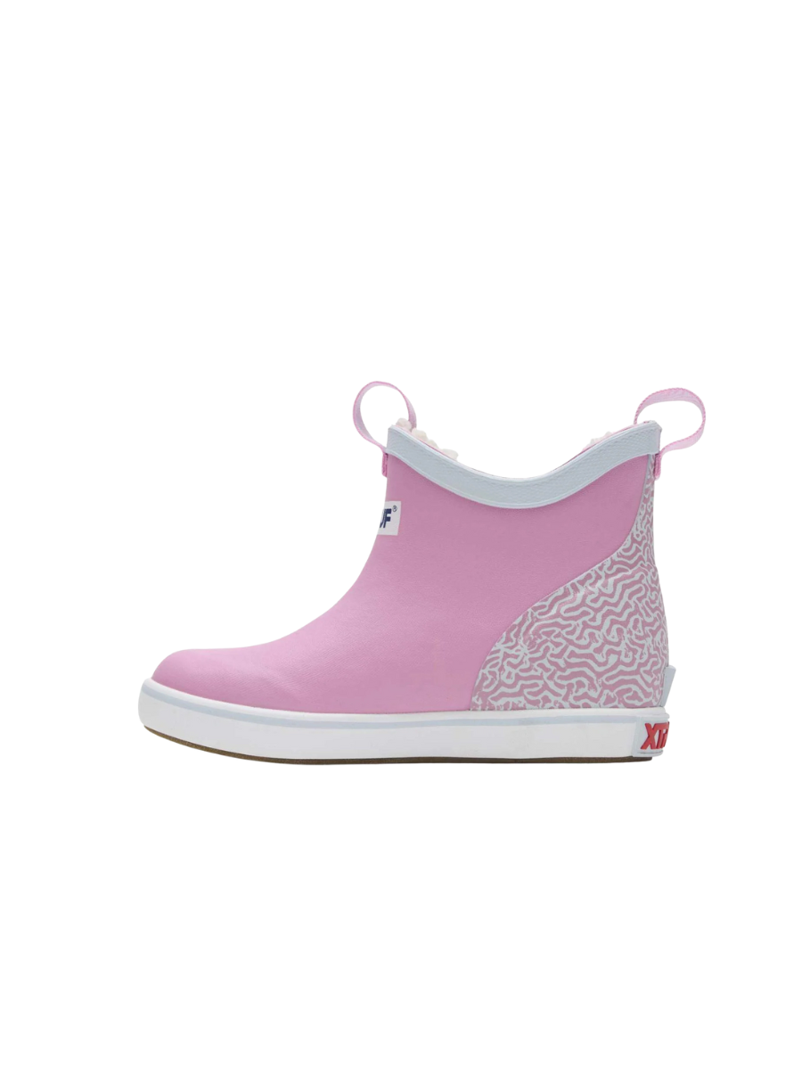 XTRATUF | Orchid - YOUTH Fleece Lined Ankle Deck Boot