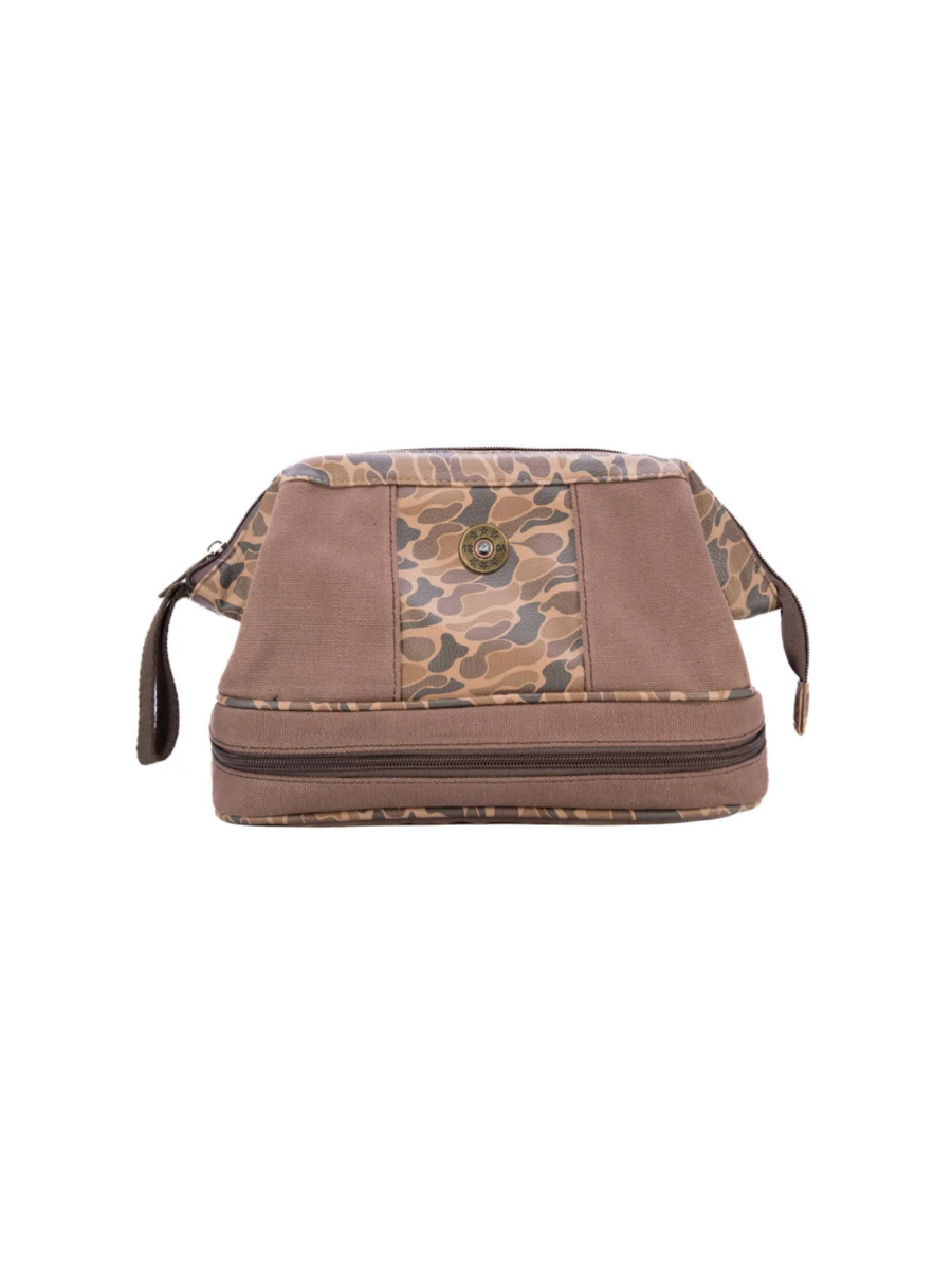 Zep-Pro | Canvas Toiletry Bag - Old School Camo