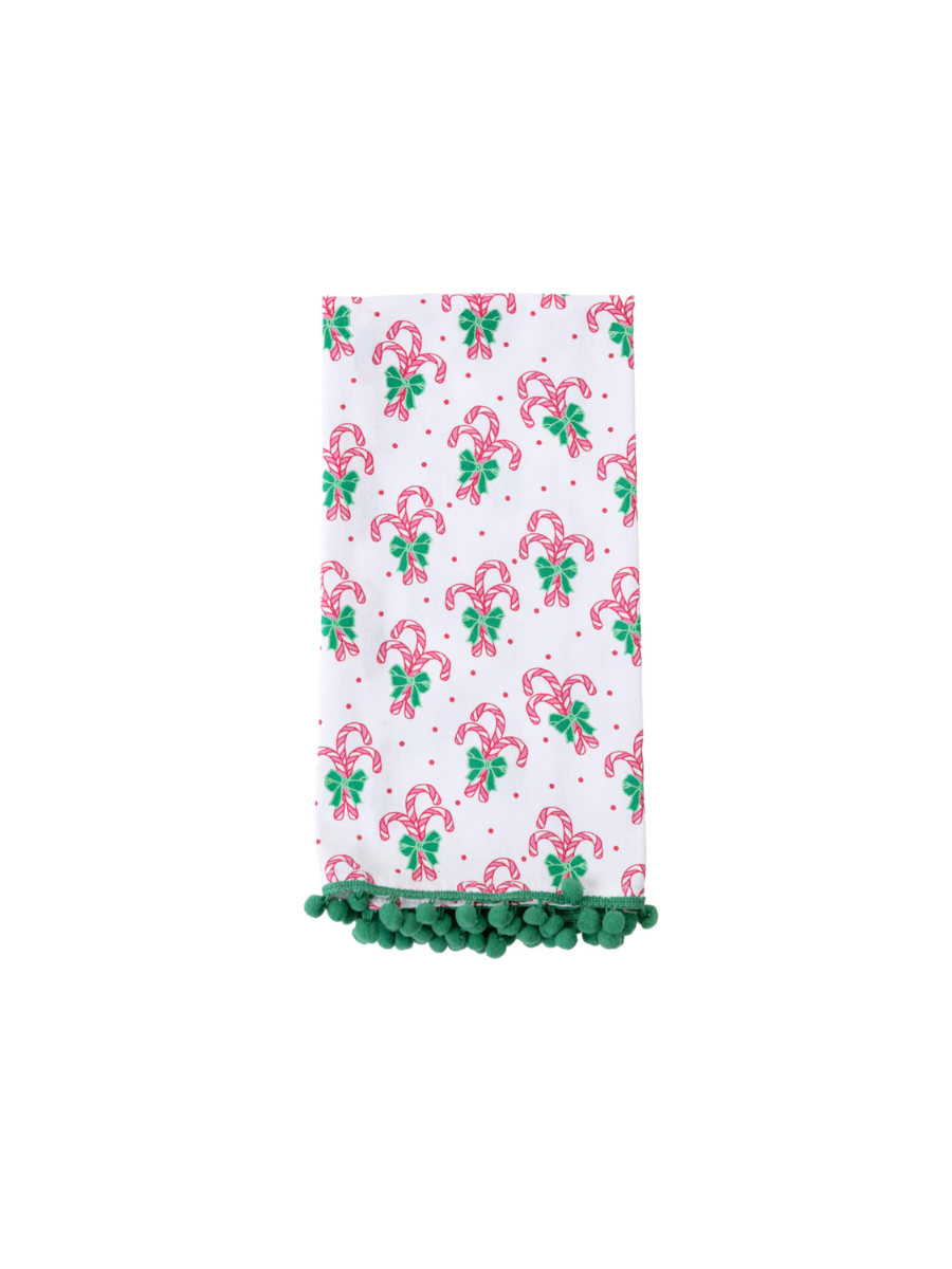 Mary Square | Candy Cane Tea Towel