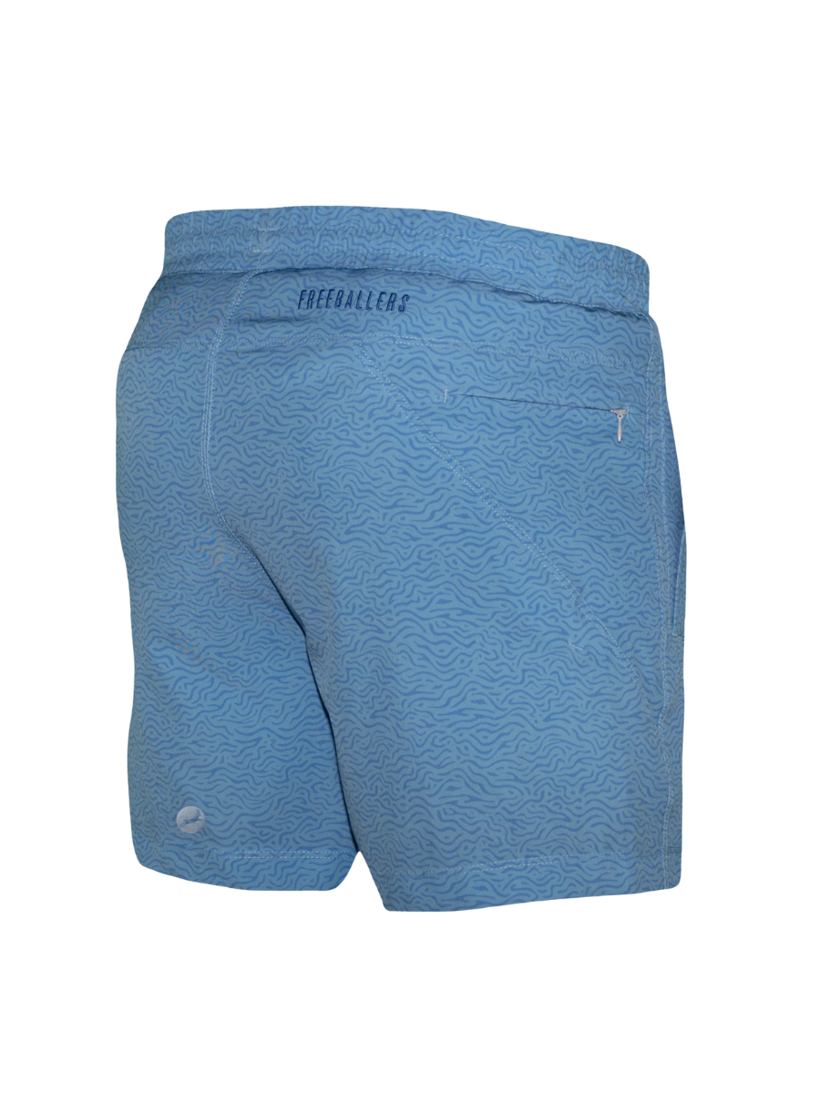 Freeballers Sports Shorts - Light Blue