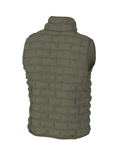 Local Boy | YOUTH Brick Quilted Vest - Moss boys tripp