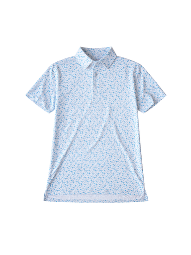 easy birdie polo mens performance polo blue white gift tripp