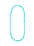 Alice Link Necklace - Bright Blue