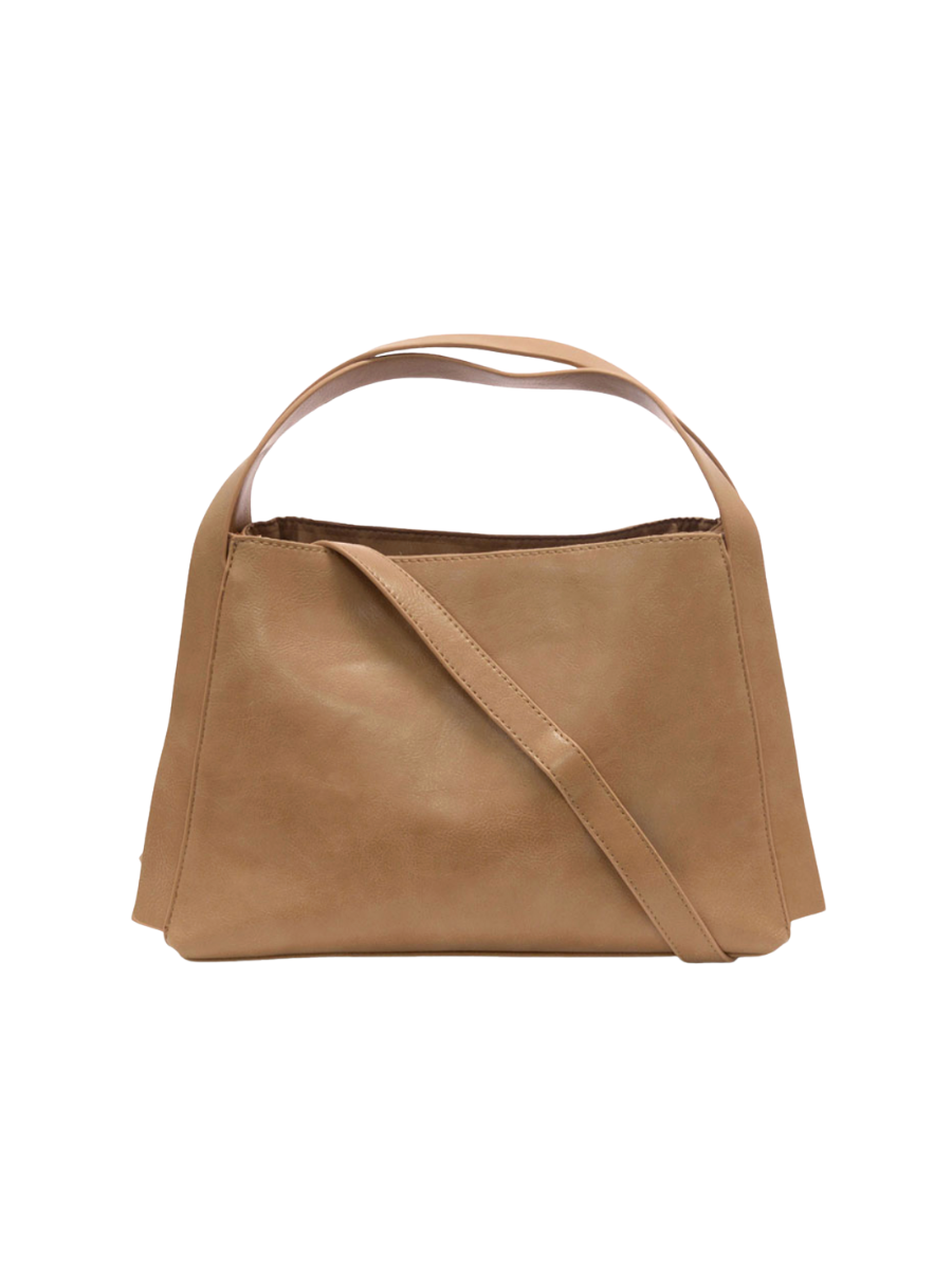 Grace Satchel Crossbody - Warm Tan
